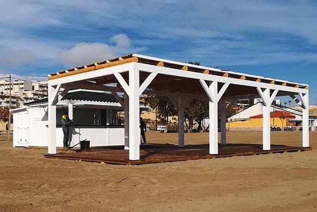 Chiringuito El Polvorín beach, Bolnuevo