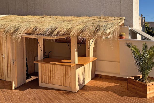 Chiringuito a medida para chalet de lujo en Almeriamar, Almería